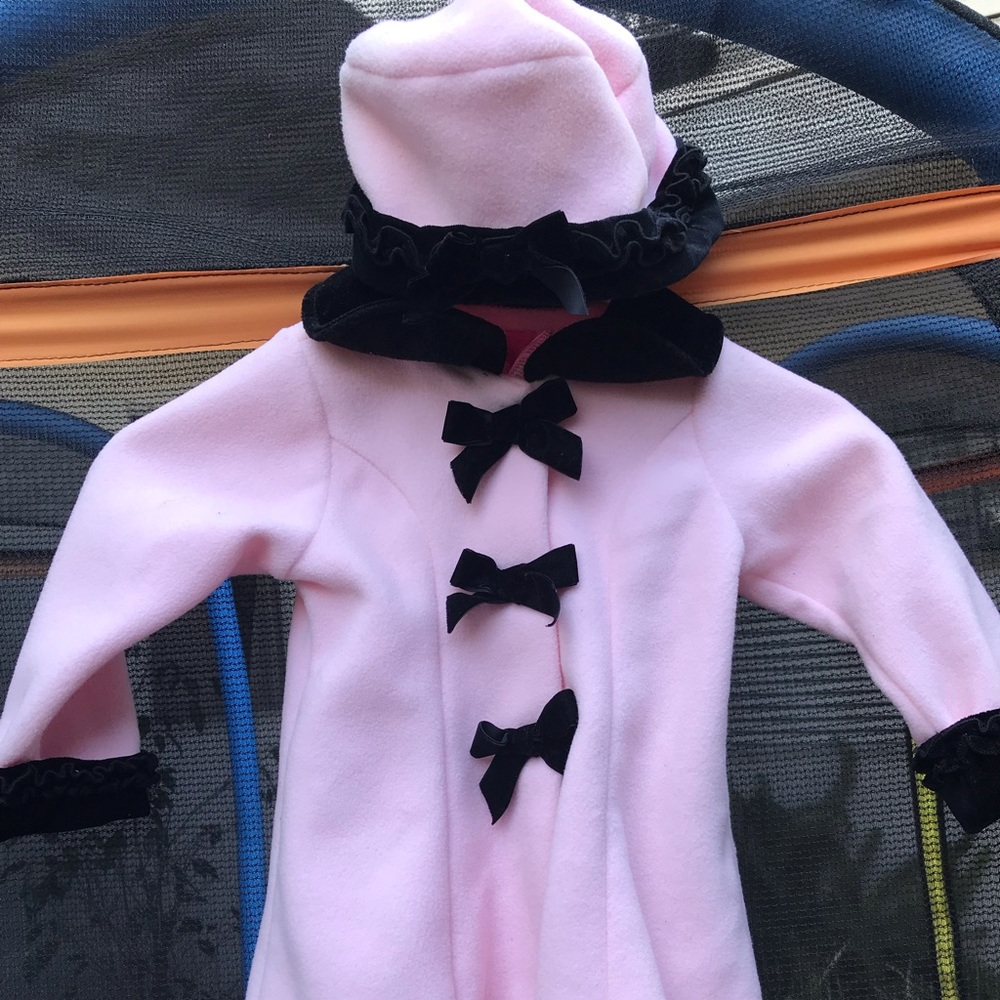 Pink 2 piece jacket and hat combo